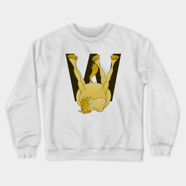 Monogram W Pony Crewneck Sweatshirt by mailboxdisco